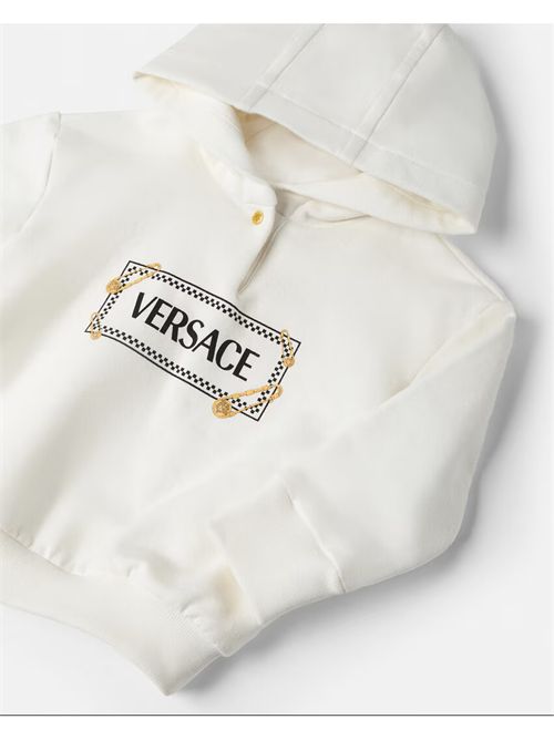Felpa, unisex, logata. VERSACE | 1020948 1A152426WH80